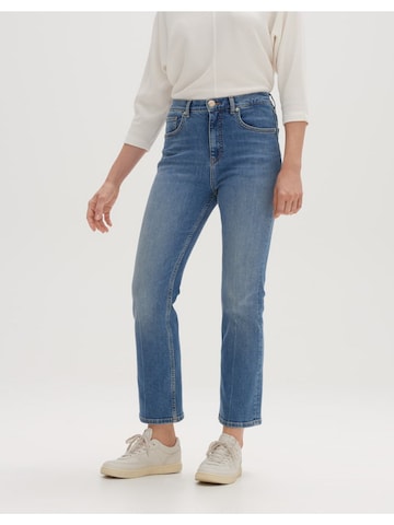 OPUS Flared Jeans 'Eboni' in Blauw: voorkant