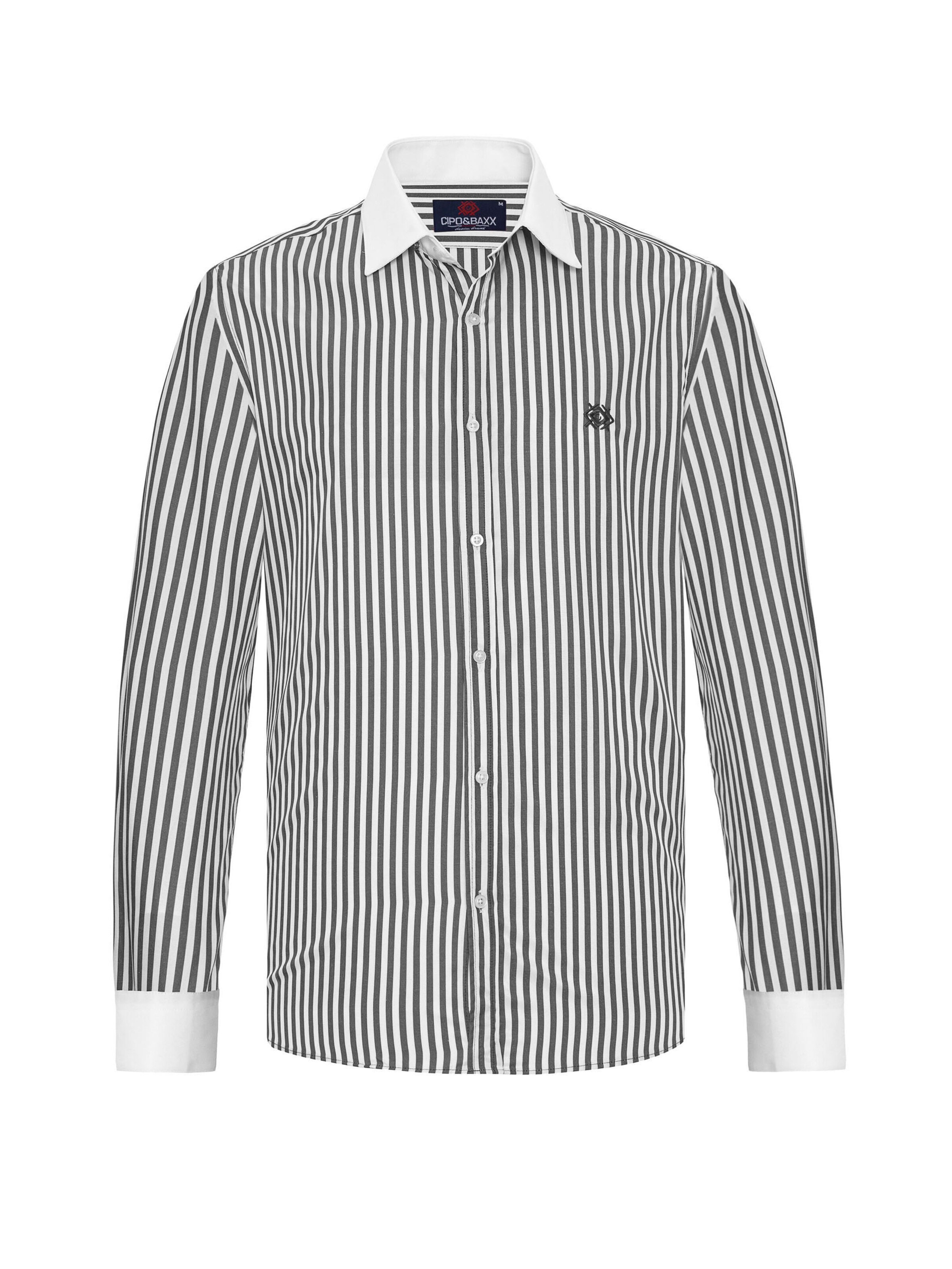 CIPO & BAXX Hemd 'CH192' in schwarz, Produktansicht