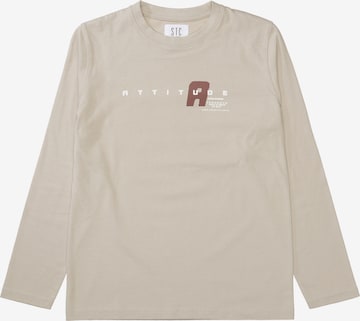 Tricou de la STACCATO pe bej: față