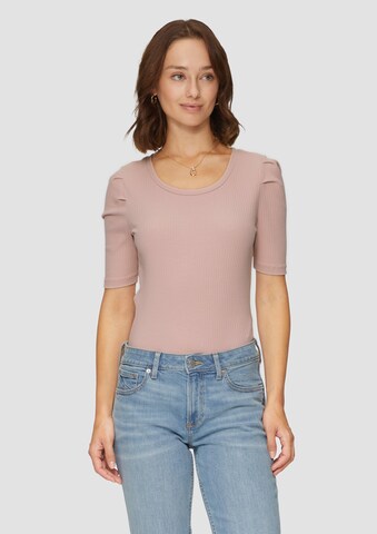 QS Shirt in Pink: Vorderseite