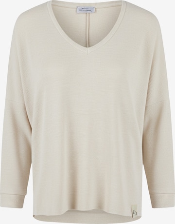 Cotton Candy Langarmshirt in Weiß: Vorderseite