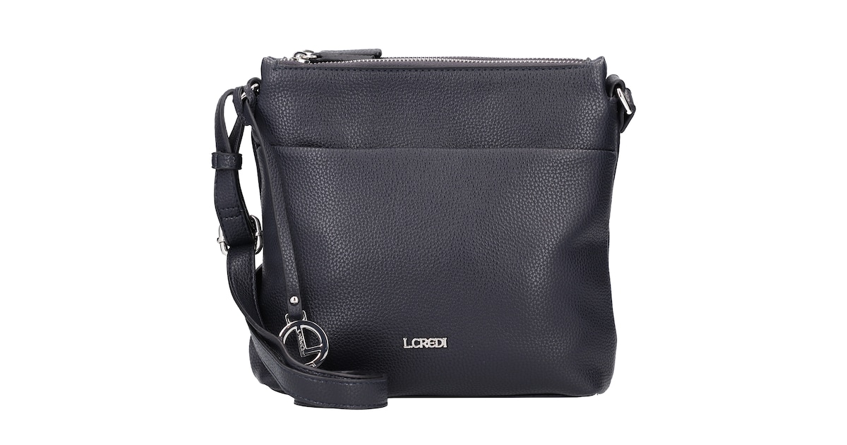 L.CREDI Sac à main Sac à épaule bandoulière Alena Hand Bag Marine Bleu marine L.CREDI Sac à main Sac à épaule bandoulière Alena Hand Bag Marine Bleu marine