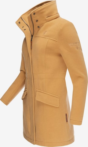 MARIKOO Between-Seasons Coat in Brown