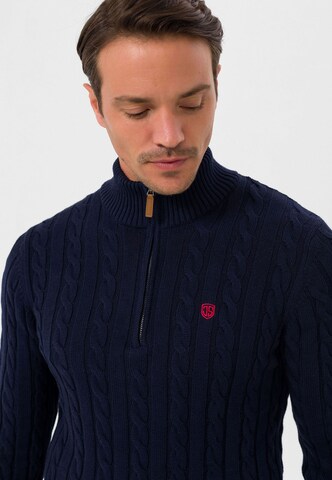 Jimmy Sanders Pullover in Blau