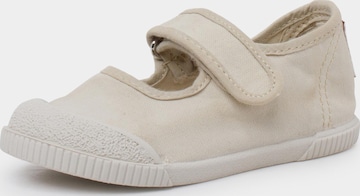 Ballerines Pisamonas en beige : devant