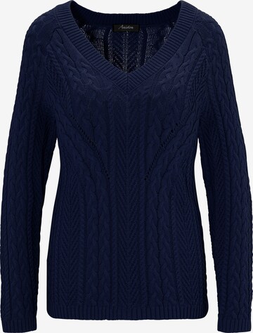 Aniston CASUAL Sweater in Blue: front