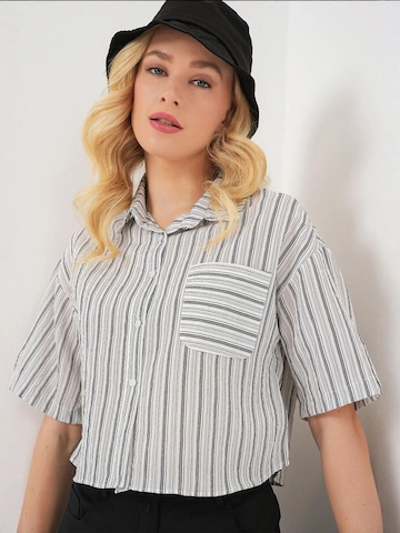 Bigdart Bluse in Schwarz