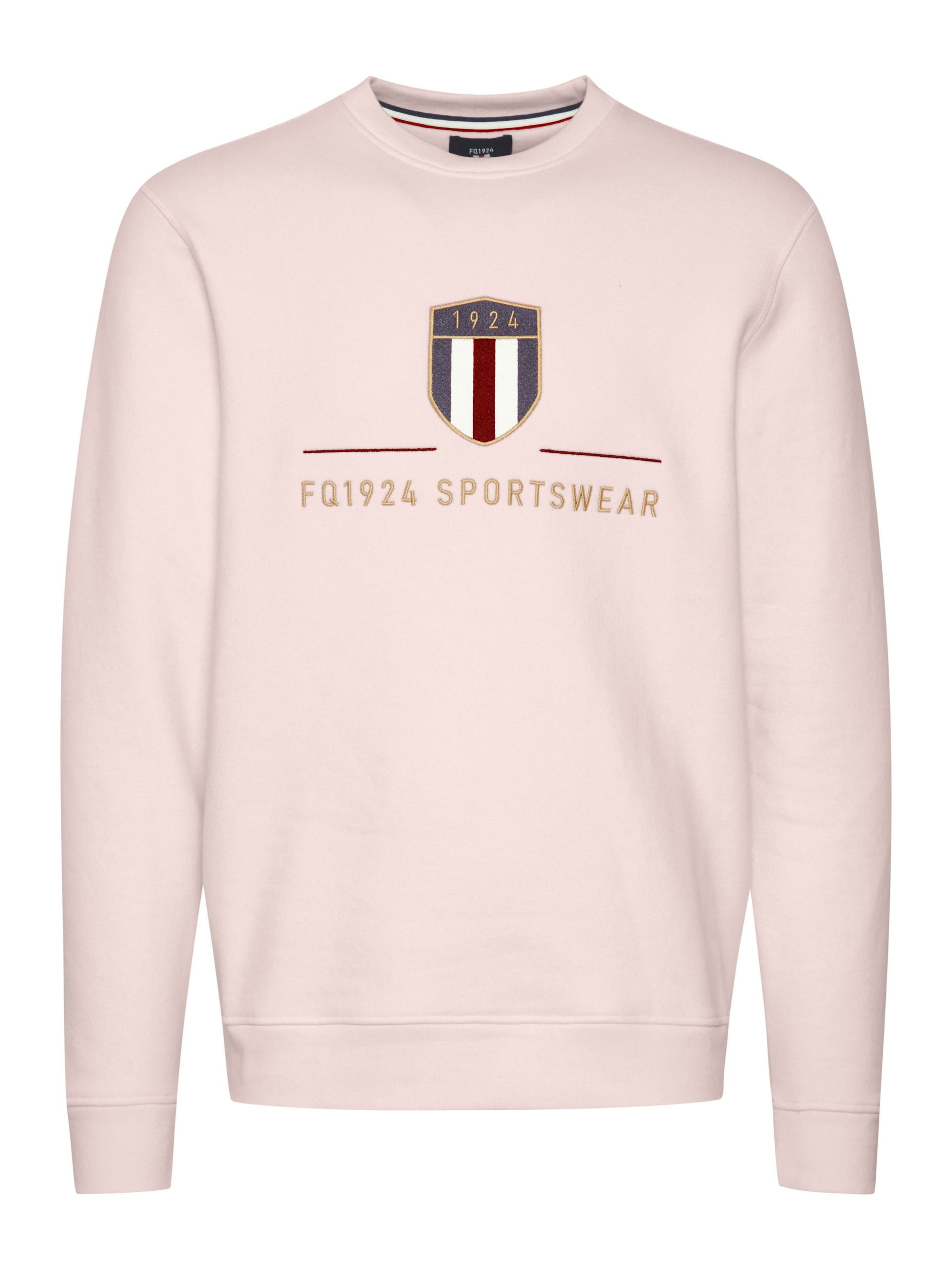 Felpa 'William' di FQ1924 in rosa: frontale