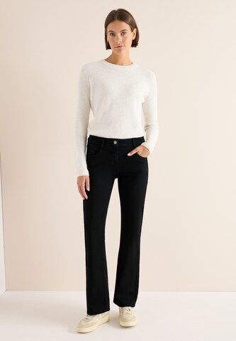 CECIL Slimfit Jeans in Schwarz