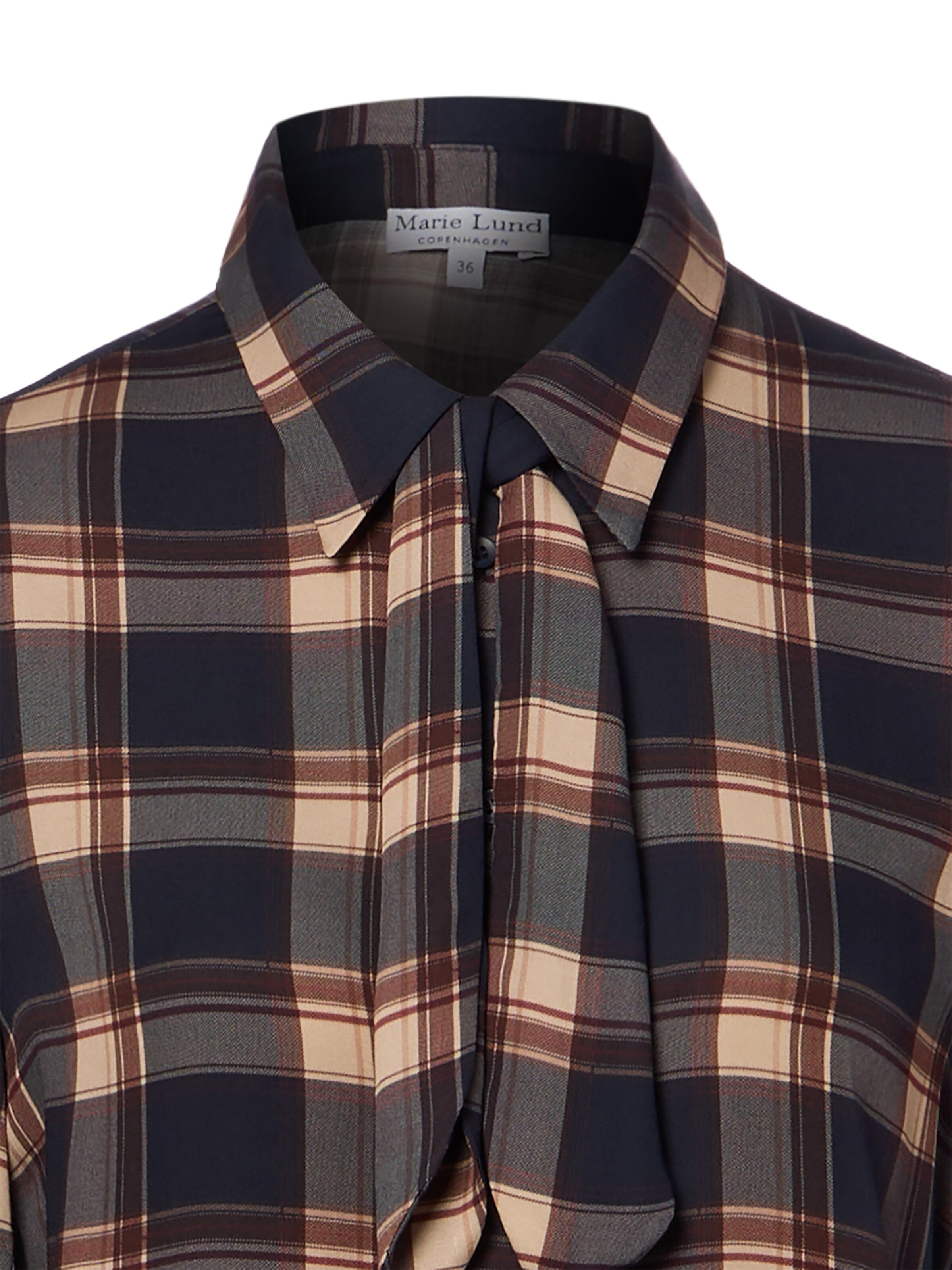 Marie Lund Blouse in Blauw
