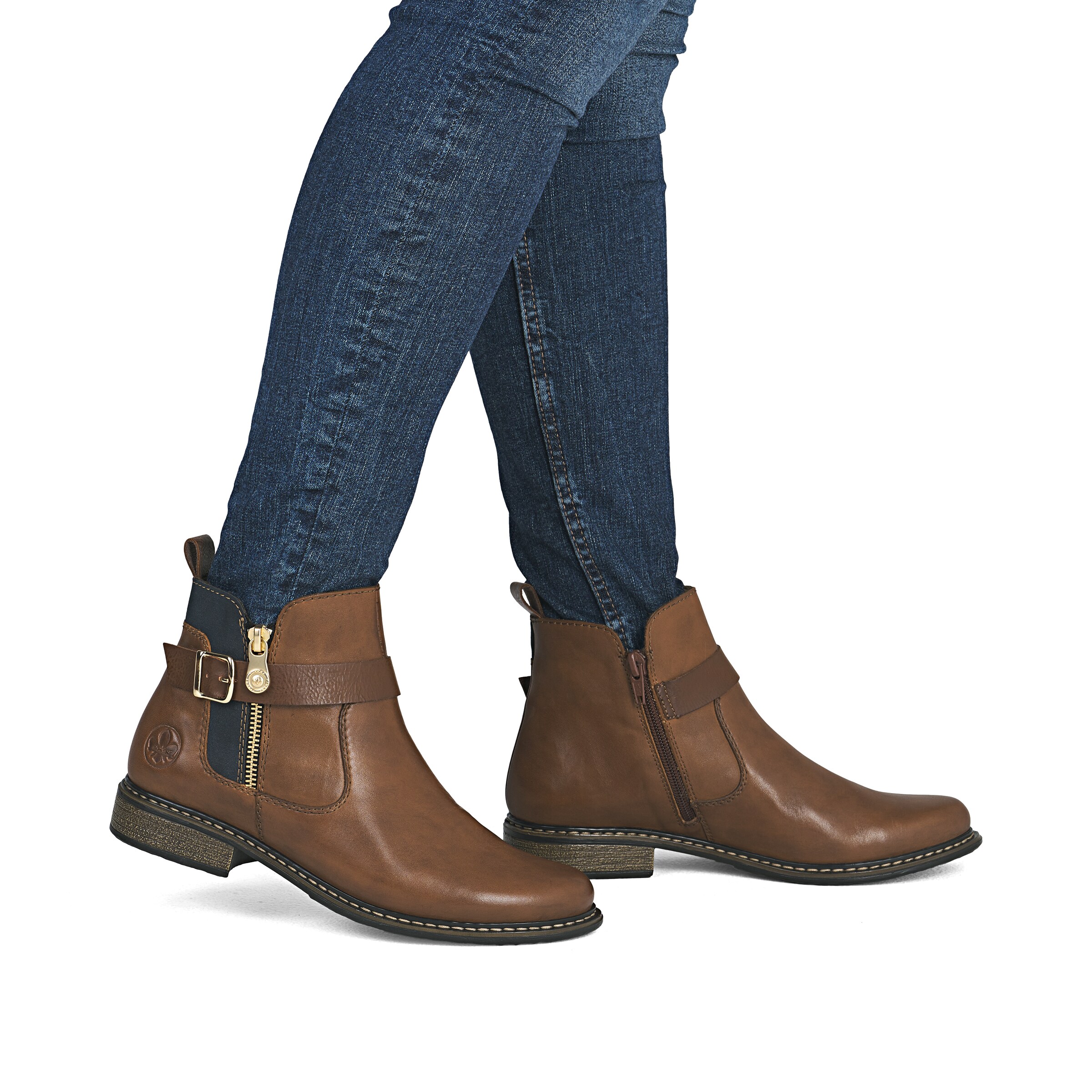 Bottines Rieker en marron
