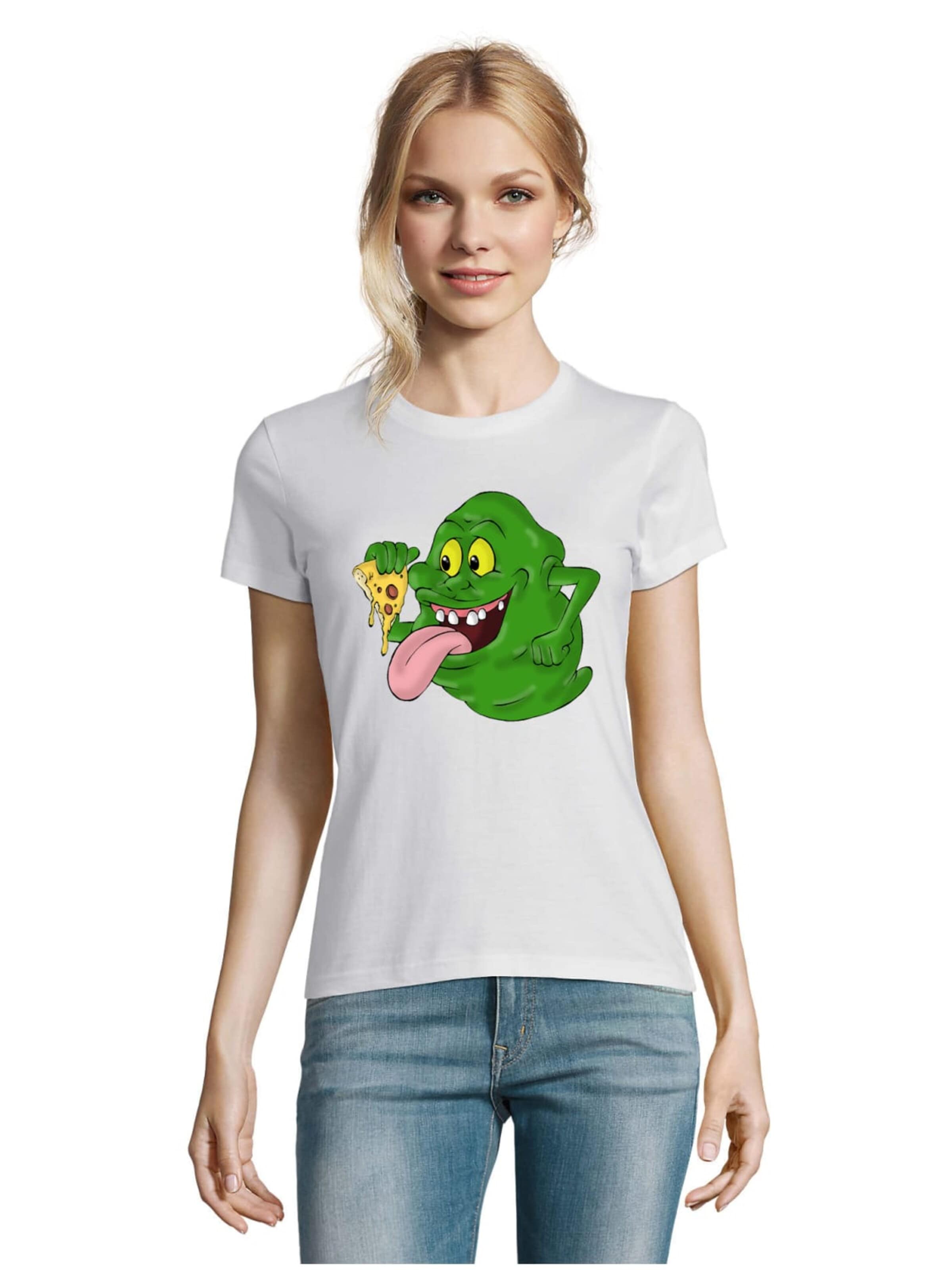Blondie & Brownie Shirt 'Slimer' in White: front