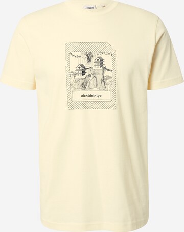 ABOUT YOU Limited T-Shirt 'Vince' nichtdeintyp by Marvin Game in Beige: predná strana