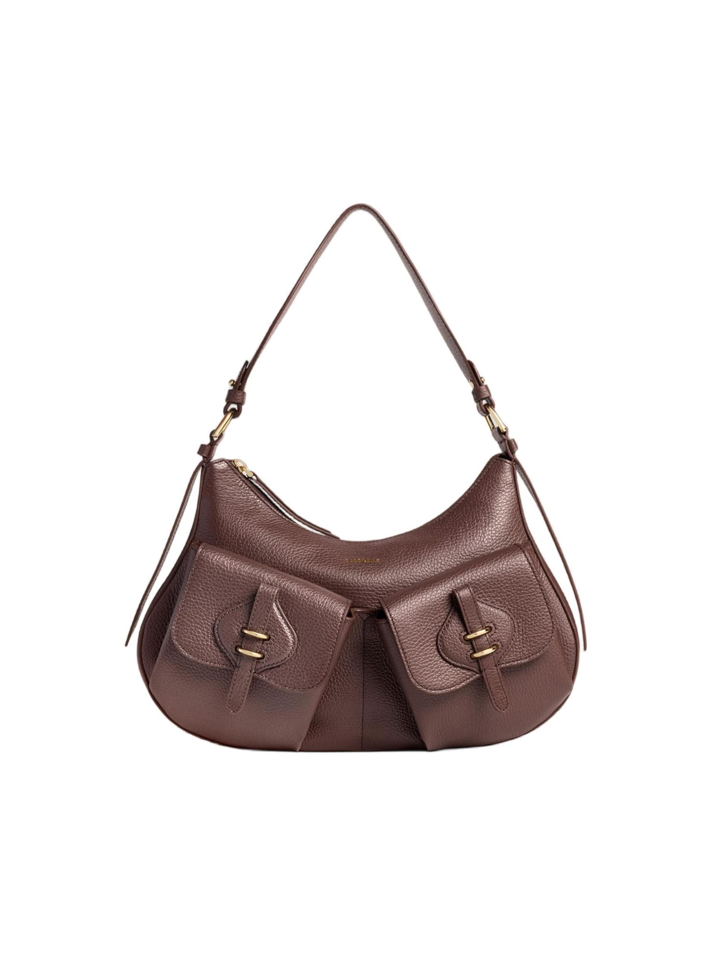 Coccinelle - Bolso de hombro 'Mavery Pocket 2' en lila: frente