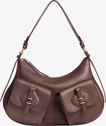 Coccinelle - Bolso de hombro 'Mavery Pocket 2' en lila: frente