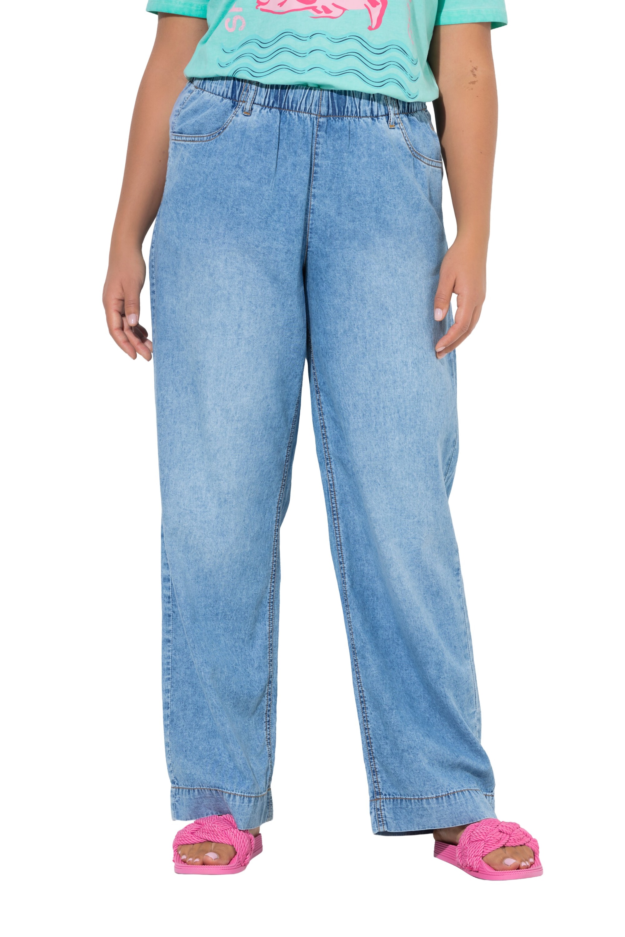 LAURASØN Regular Jeans in Blue: front
