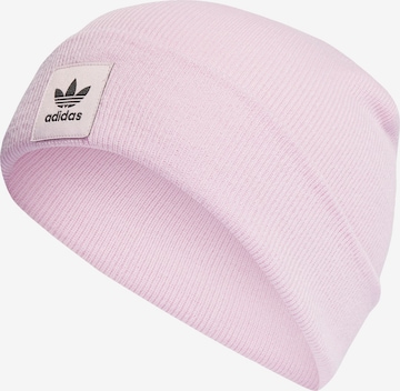 ADIDAS ORIGINALS Müts 'Adicolor Cuff', värv roosa: eest vaates