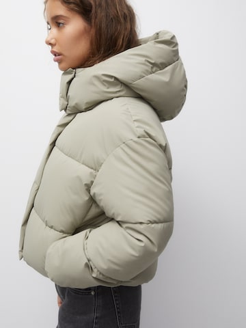 Pull&Bear Zimní bunda – béžová