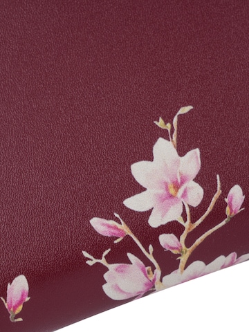 Portamonete 'Pomelo Best Portemonnaie Damen mit Blumenprint' di Pomelo Best in rosso