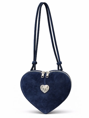 Allgäu Rebell Crossbody Bag in Blue: front
