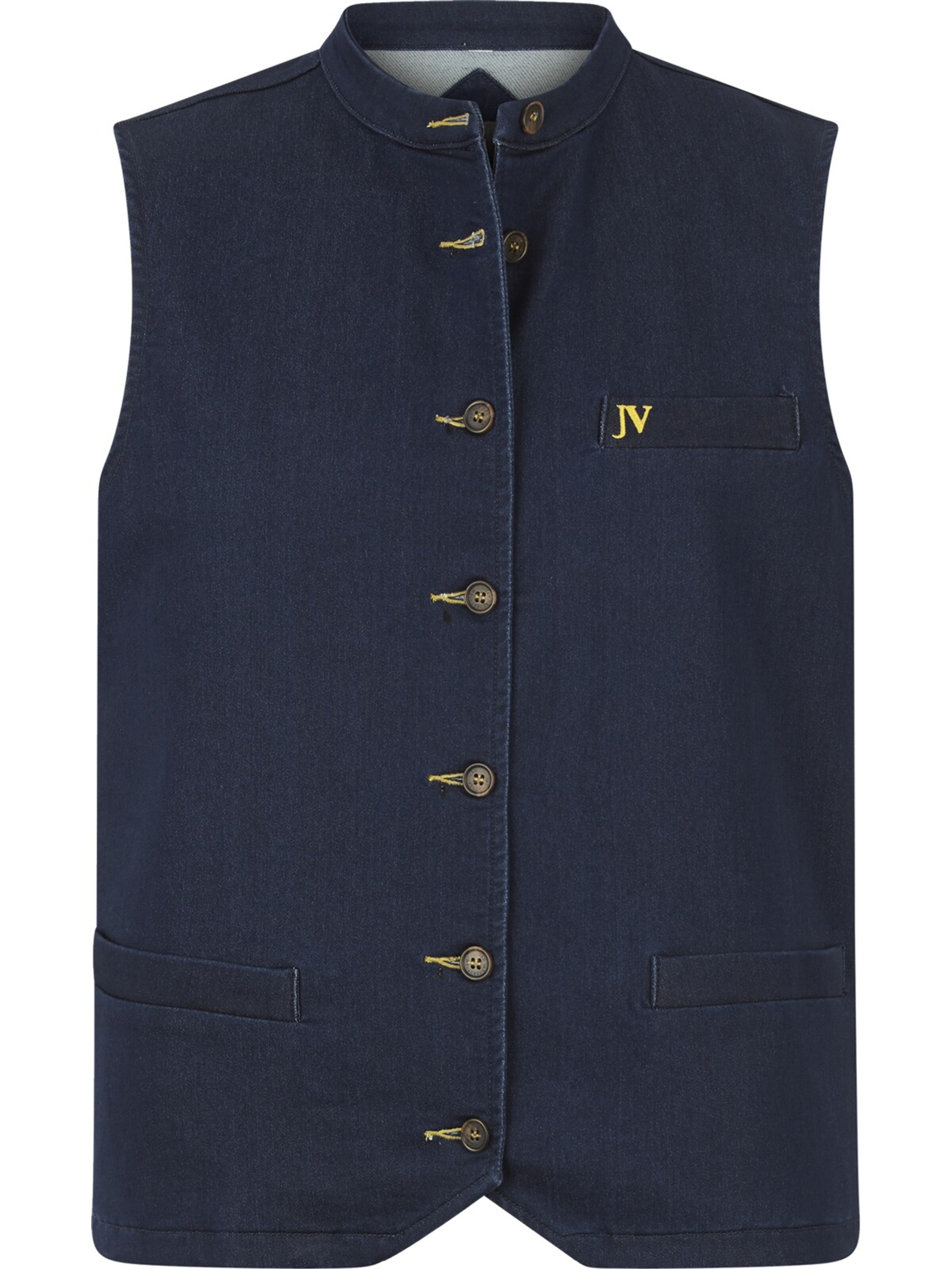 Jan Vanderstorm Vest 'Hildevin' in Blue: front