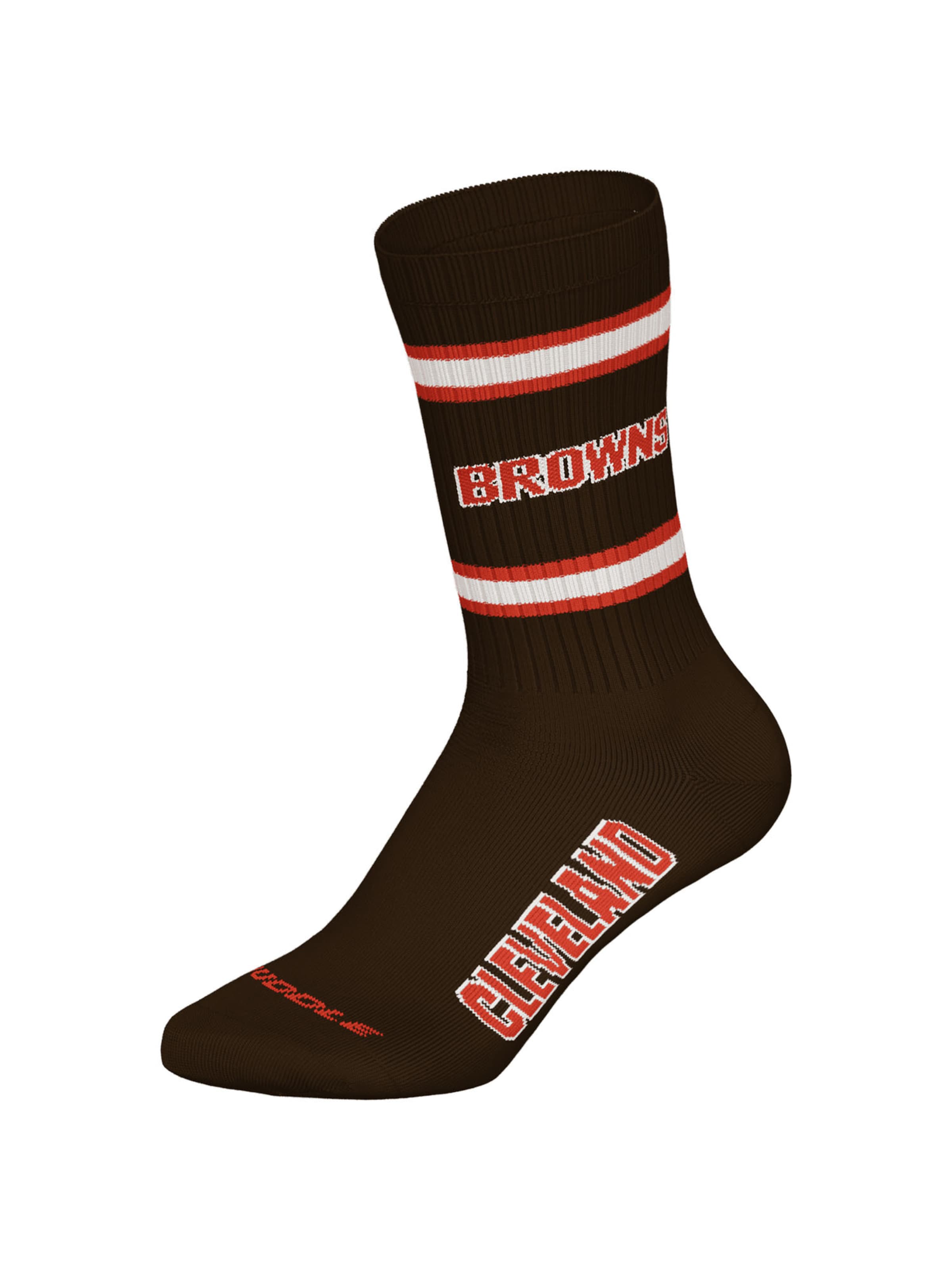 Huddle Socks ' Cleveland Browns ' in Brown