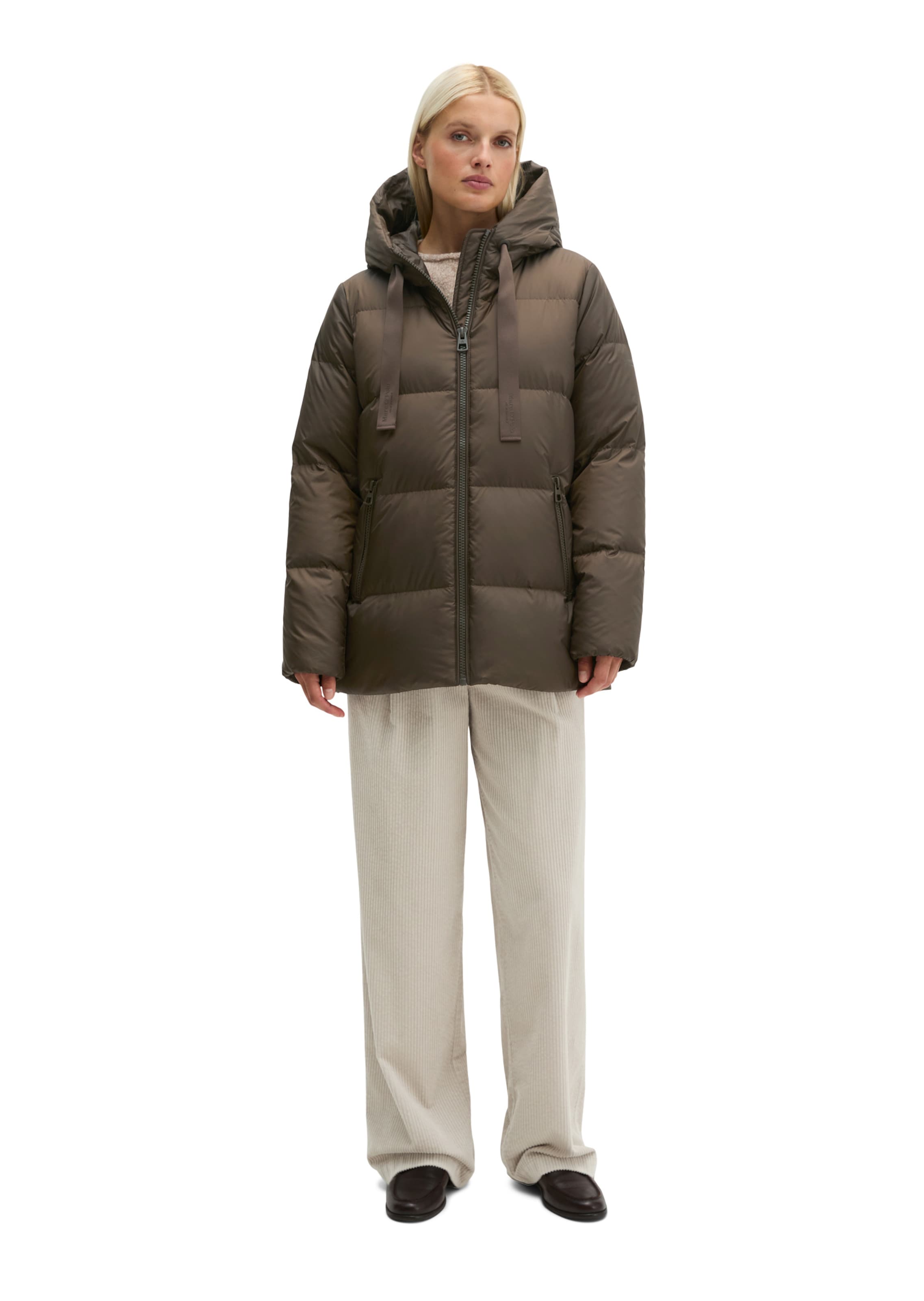 Marc O'Polo Winter Jacket in Brown: front