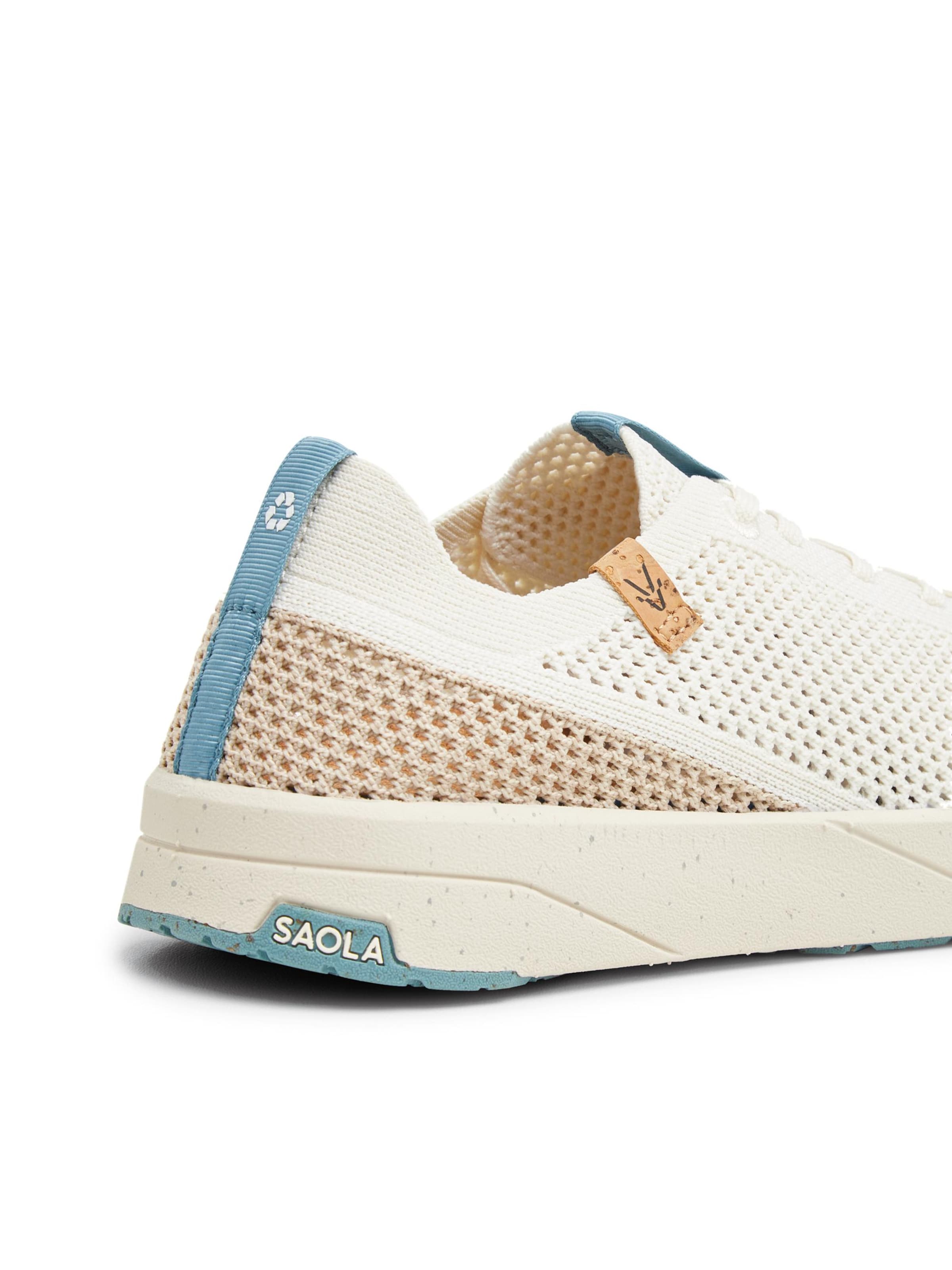 SAOLA Slipper 'Ezo W White Cashew'‌‌‌‌‌‌‌‌‌‌ in Beige
