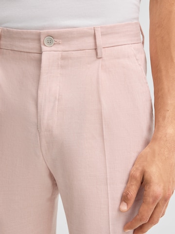 Regular Pantalon à plis 'Tomeo' STRELLSON en rose