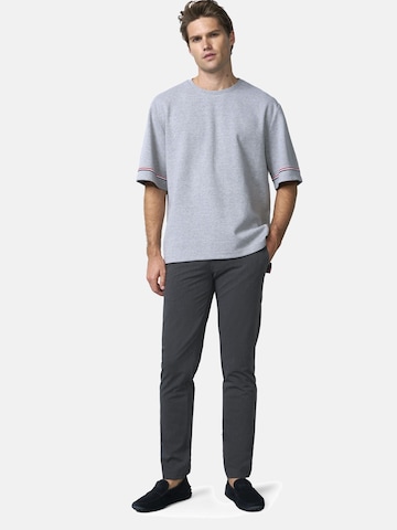 MEYER Slimfit Chinohose 'M5 Move 9-6196' in Grau