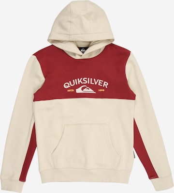 smėlio QUIKSILVER Megztinis be užsegimo 'KNOWLEDGE AREA': priekis