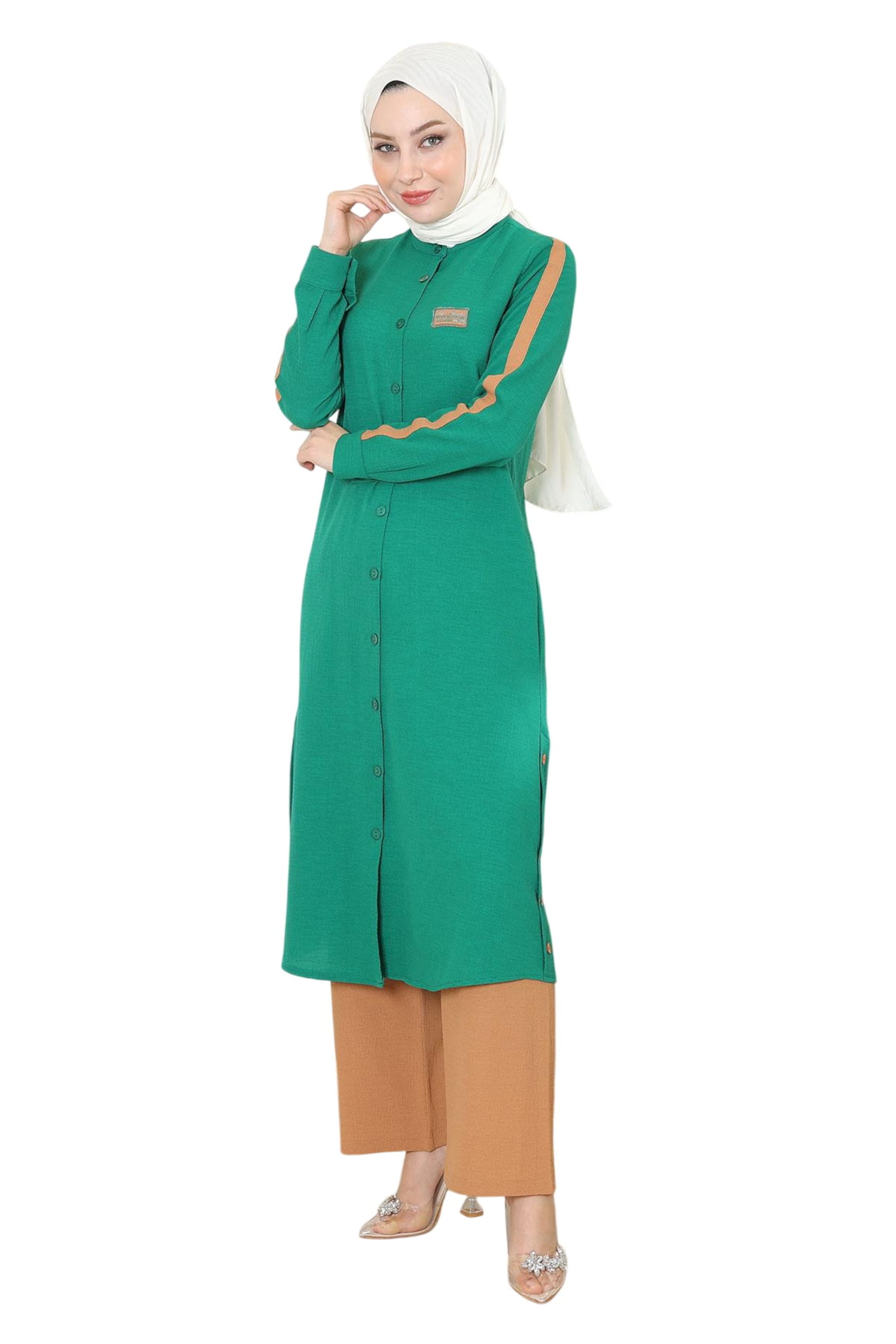 MODAMIHRAM Hosenanzug in Grün: Vorderseite