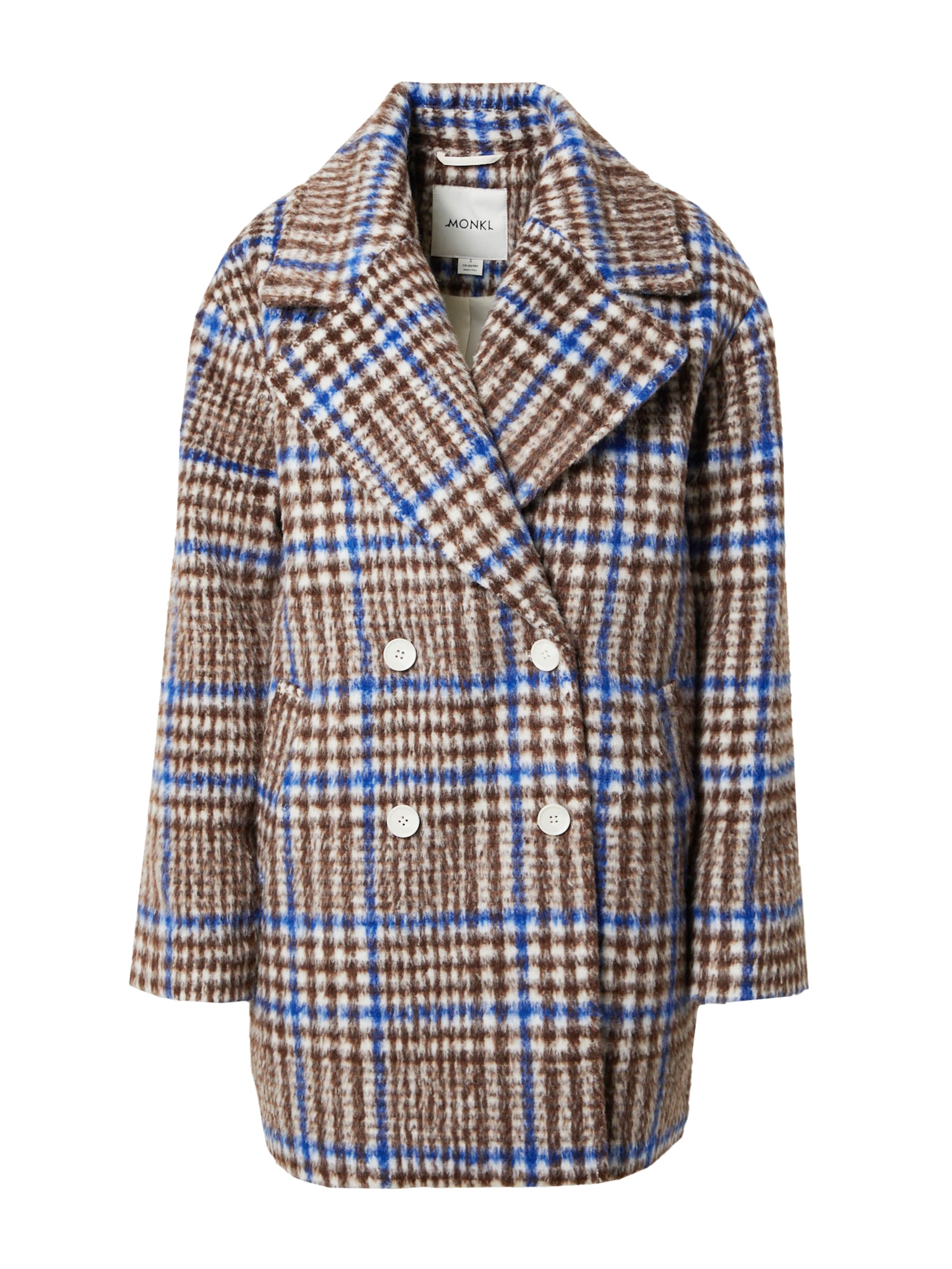 Monki Mantel in Blau: Vorderseite