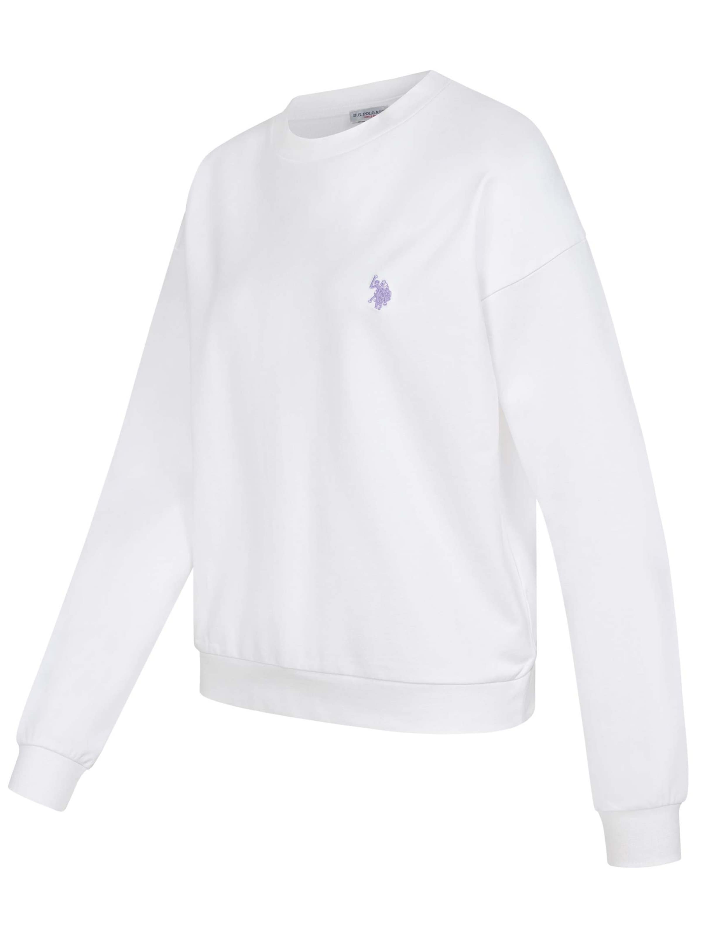 U.S. POLO ASSN. Sweatshirt in Weiß