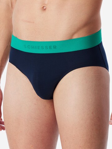 SCHIESSER Panty ' 95/5 Multi ' in Blue: front