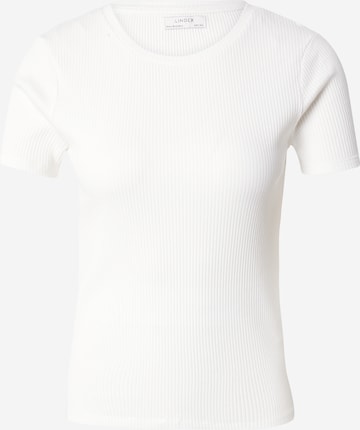 T-shirt 'Lova' Lindex en blanc : devant