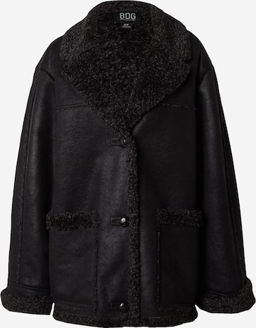 Manteau mi-saison 'Spencer' BDG Urban Outfitters en noir : devant