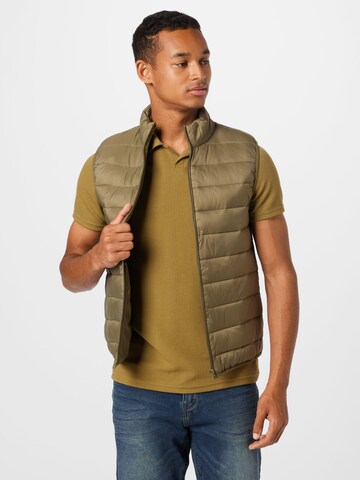 Gilet BURTON MENSWEAR LONDON en vert : devant