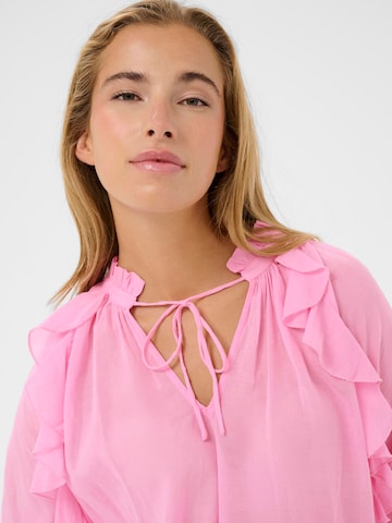 Kaffe Блузка 'KAFlora' в Ярко-розовый