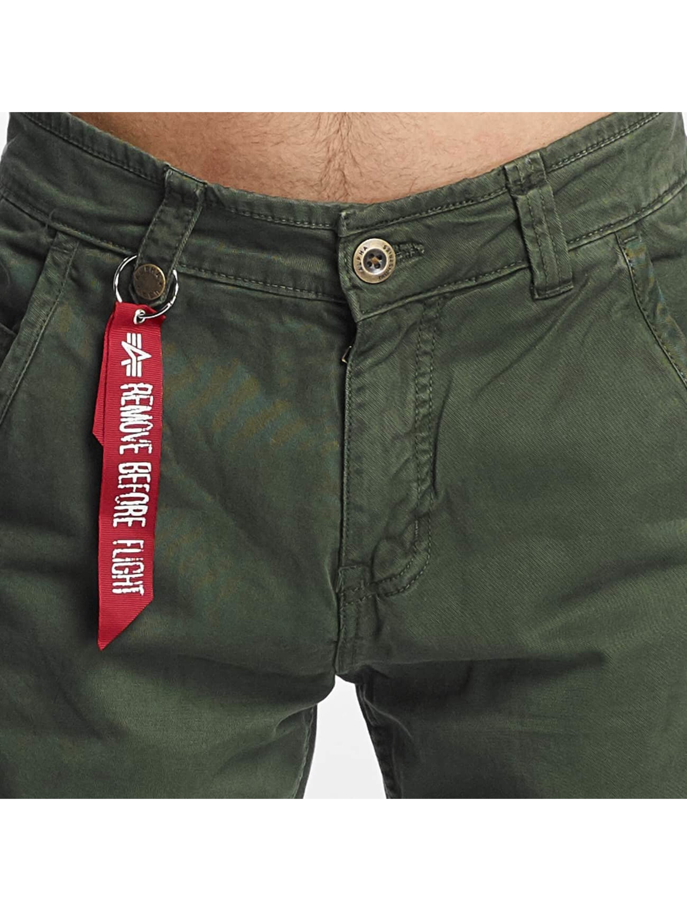 ALPHA INDUSTRIES regular Παντελόνι cargo 'Agent' σε πράσινο