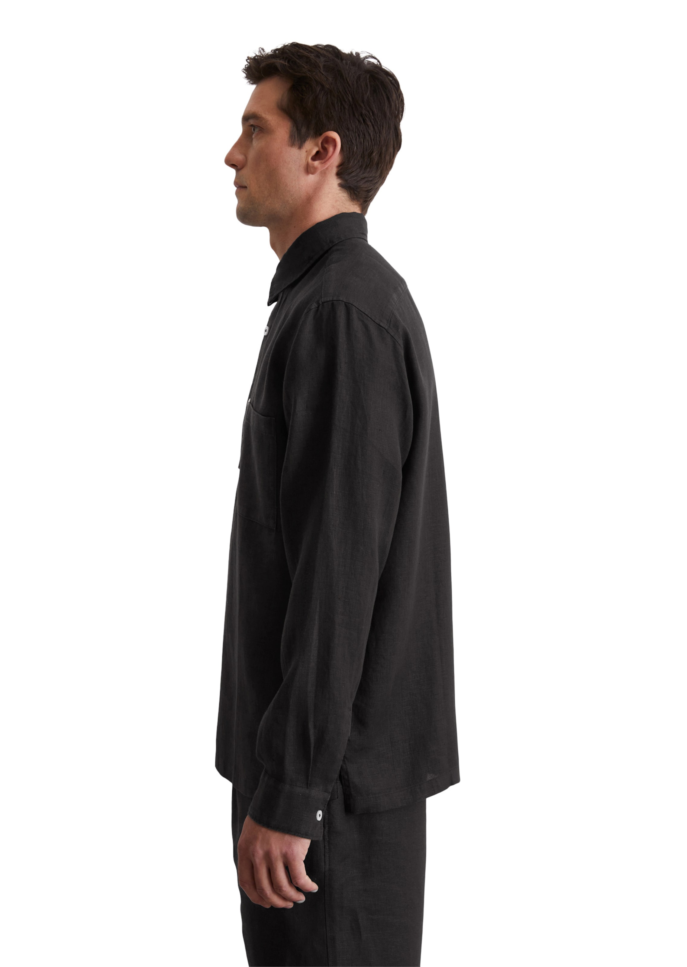 Marc O'Polo Regular fit Button Up Shirt in Black