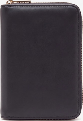 MILLYMILK® Portemonnee 'PURA MEDIUM' in Zwart: voorkant