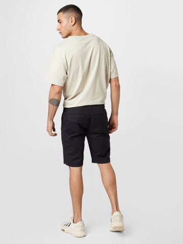 TOM TAILOR DENIM Regular Shorts in Schwarz