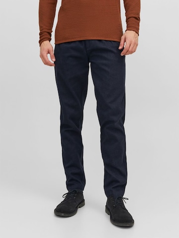 Effilé Pantalon à pince 'Ace Harvey' JACK & JONES en bleu : devant