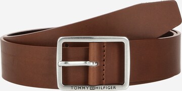 TOMMY HILFIGER Riem in Bruin: voorkant