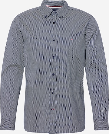 TOMMY HILFIGER Regular fit Overhemd in Blauw: voorkant