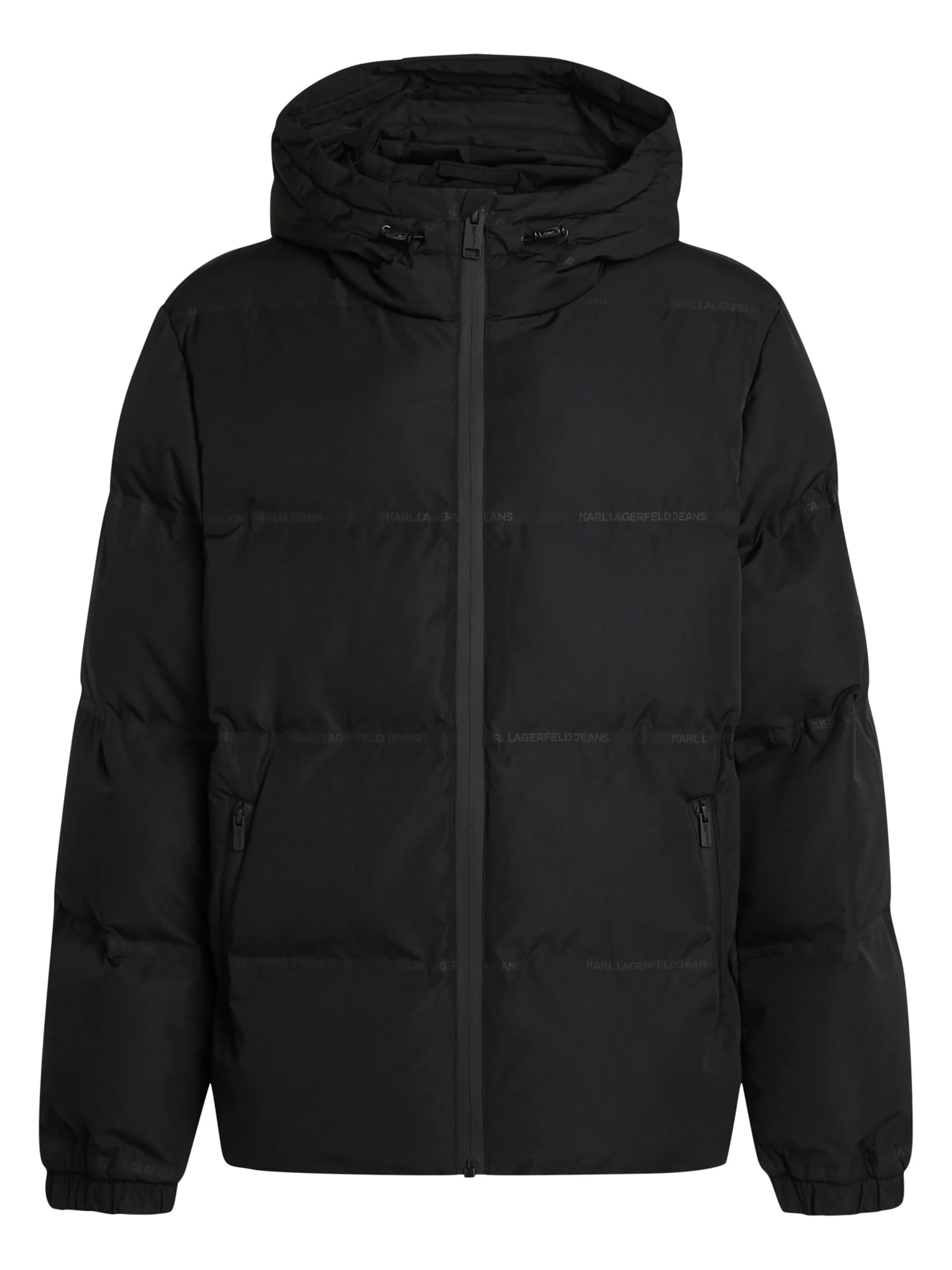 Veste d’hiver KARL LAGERFELD JEANS en noir : devant