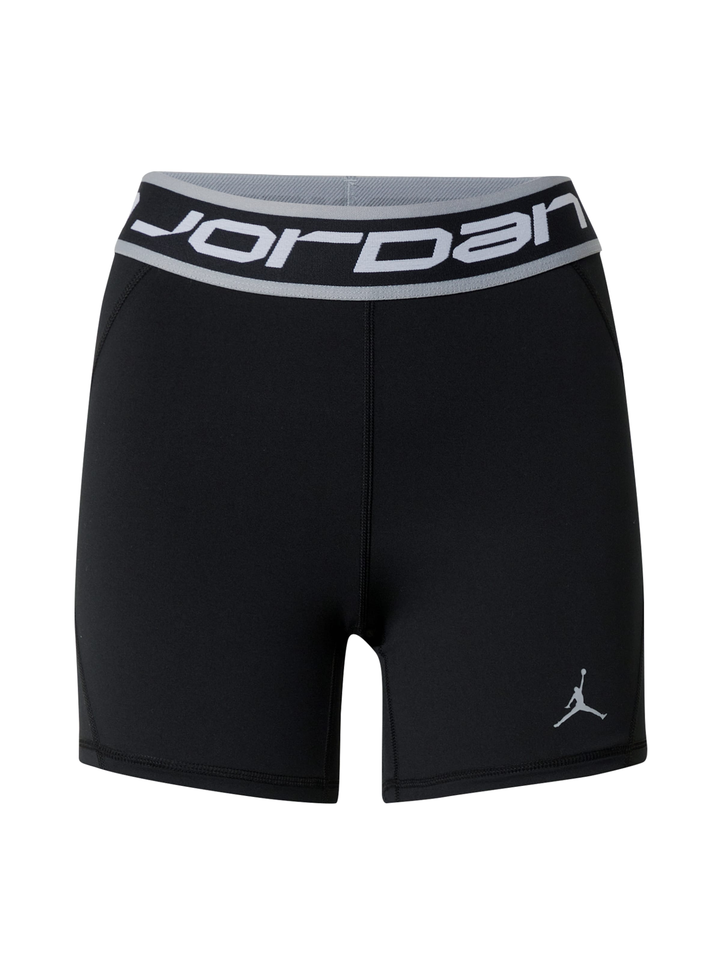 Jordan Skinny Sportshorts in Schwarz: Vorderseite