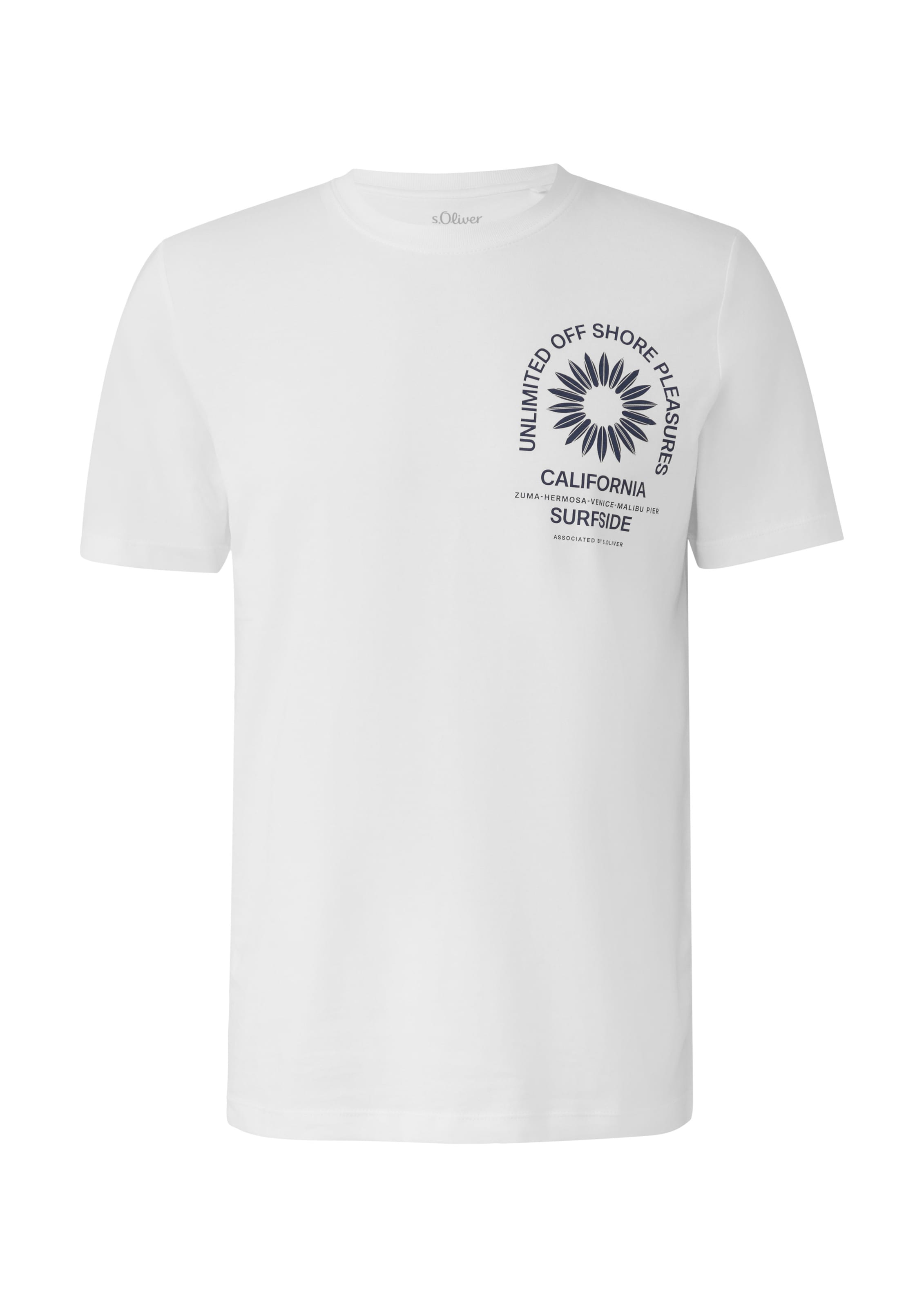 s.Oliver Футболка в Белый: спереди