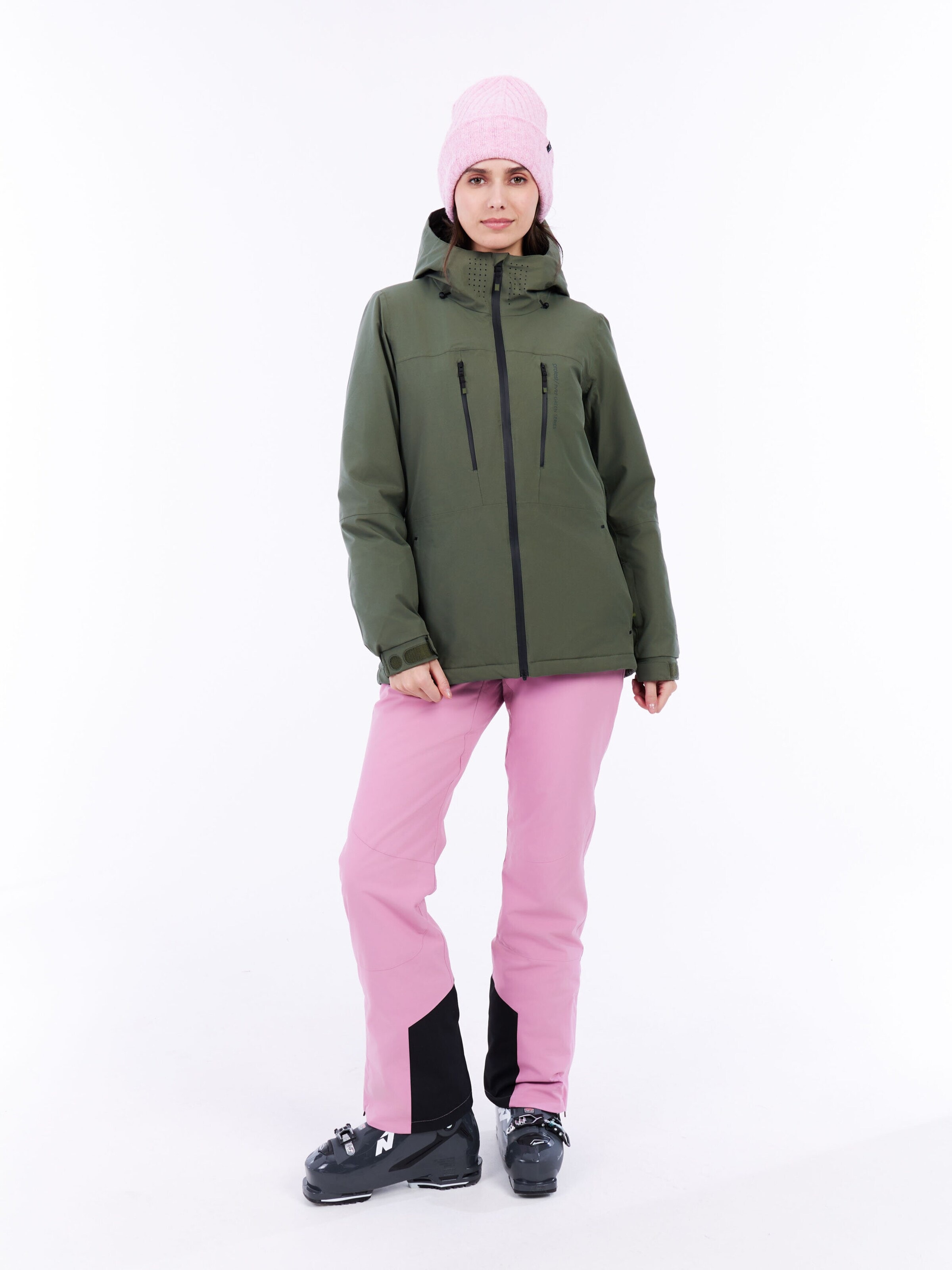 PROTEST Athletic Jacket 'PRTBEVERLY' in Green